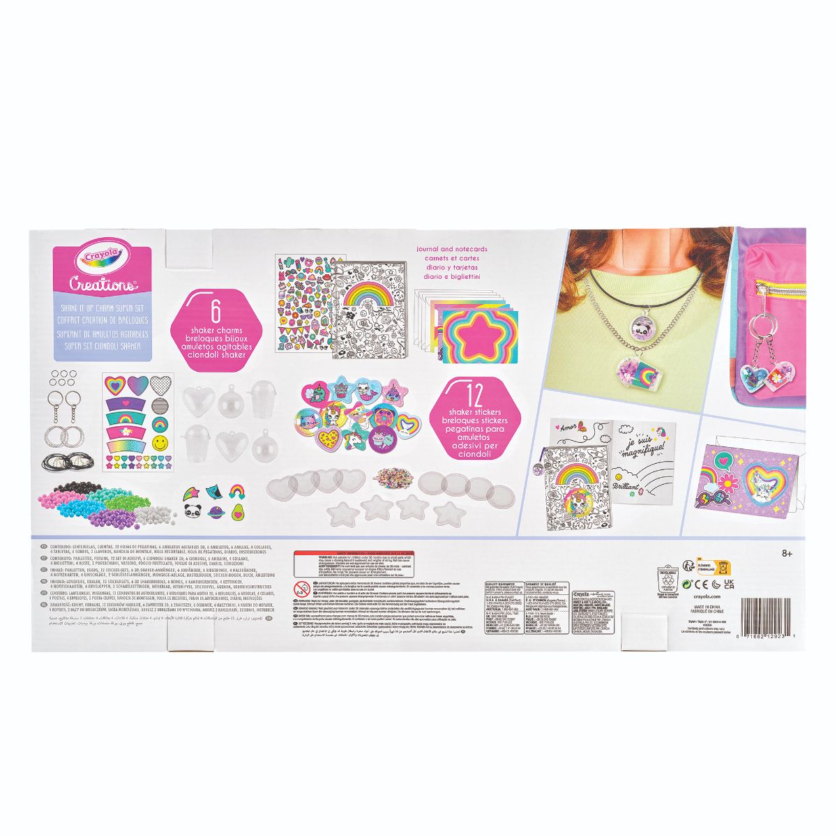 Hot Deal! Crayola Creations Super Kit of Charms and Stickers for Creative Kids