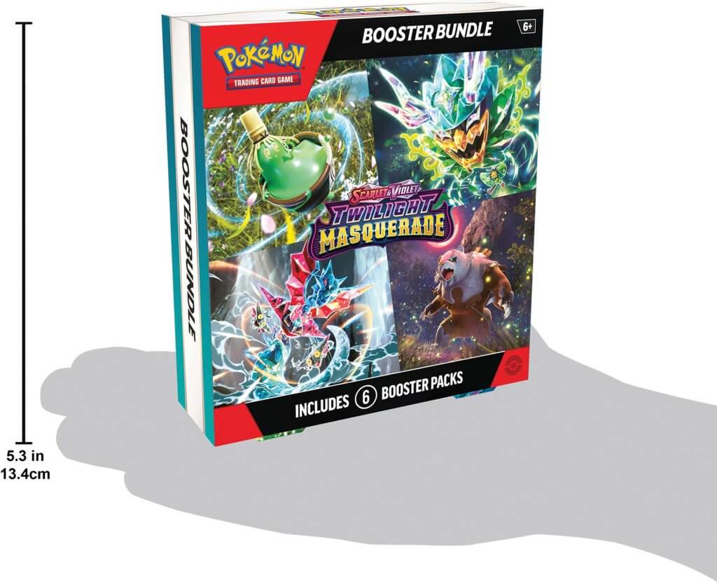 Pokemon TCG Scarlet & Violet 6-Pack Twilight Masquerade Booster Bundle