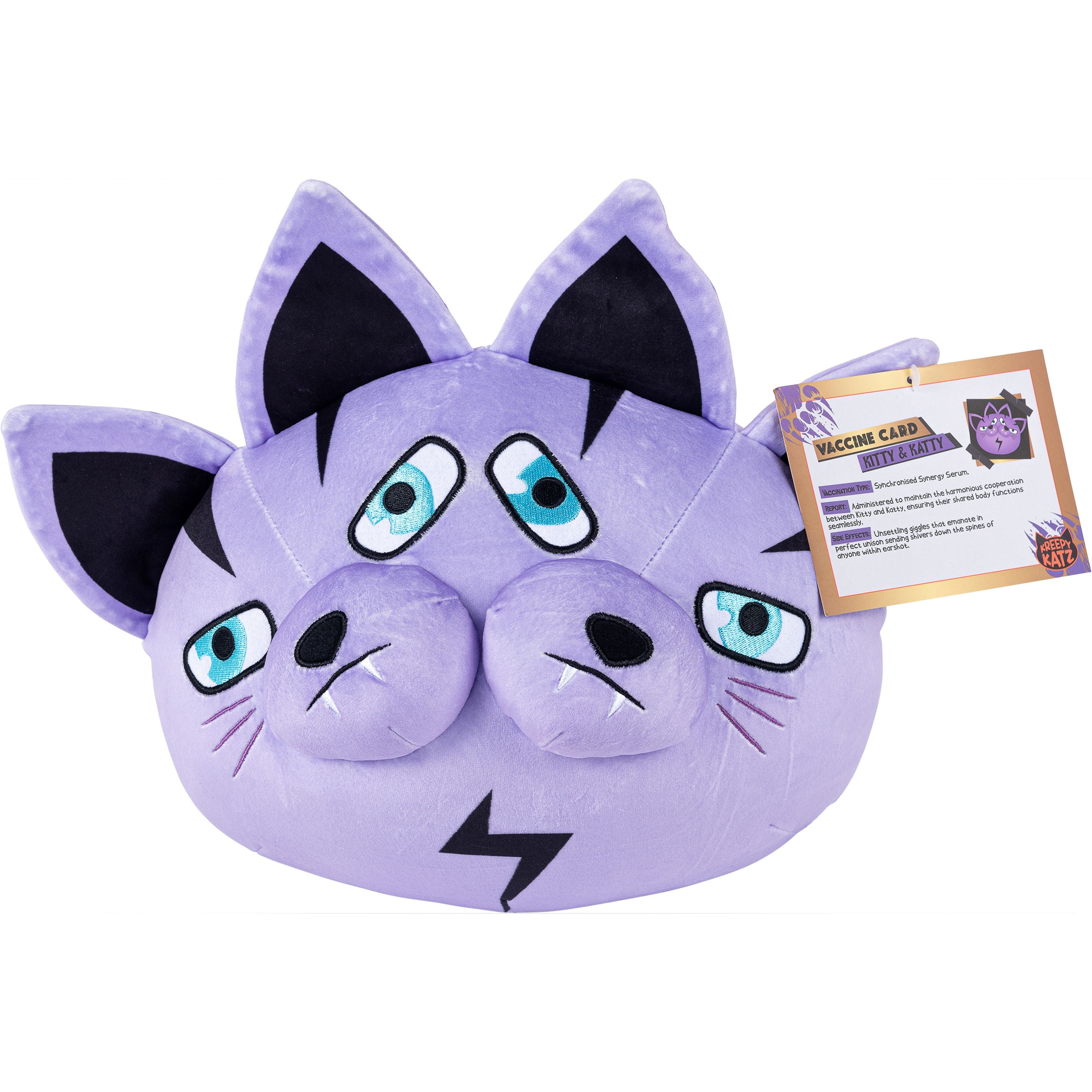 Limited Offer! 30cm Kreepy Katz Plush in Branded Cat Carrier