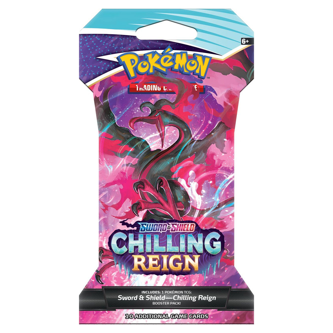 Hot Deal! Assorted Styles Pokémon TCG Sword & Shield Chilling Reign Blister Pack