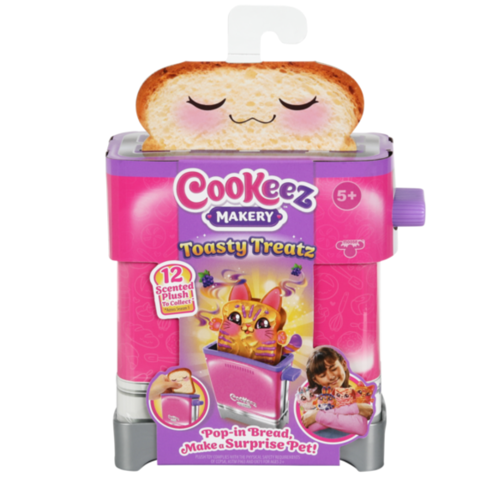 Cookeez Makery Single Pack of Toasty Treatz Surprise Plush