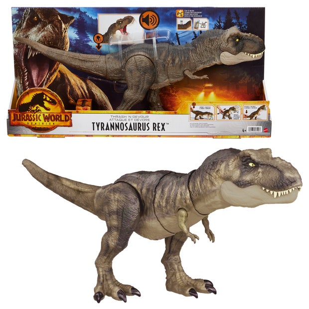 Hot! Jurassic World Dominion Thrash 'N Devour T-Rex