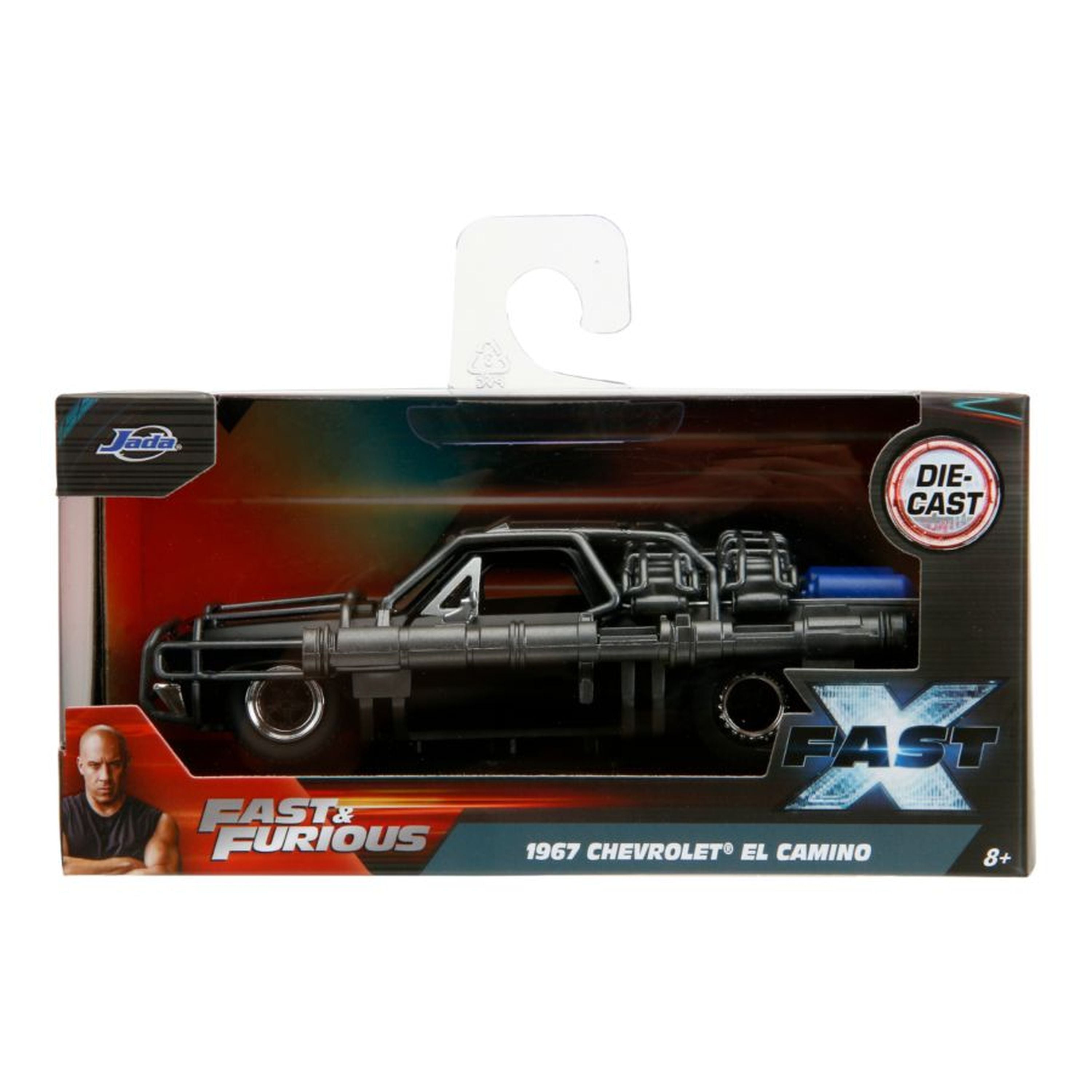 Jada's 1:32 Fast & Furious 1967 Chev ElCamino with Cage - Hot Collectible!