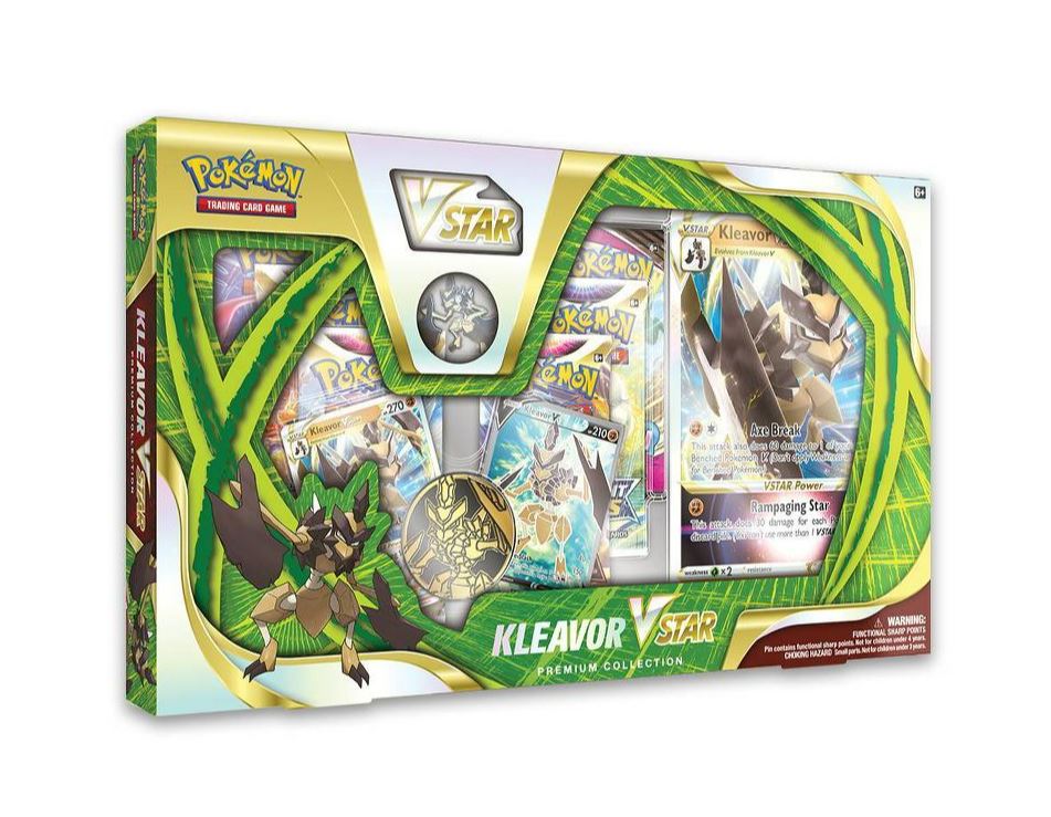 Premium Pokemon TCG Kleavor V Star Collection for an Enhanced Game