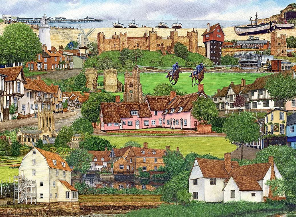 Hot! Ravensburger 500-Piece Escape To Suffolk Jigsaw Puzzle