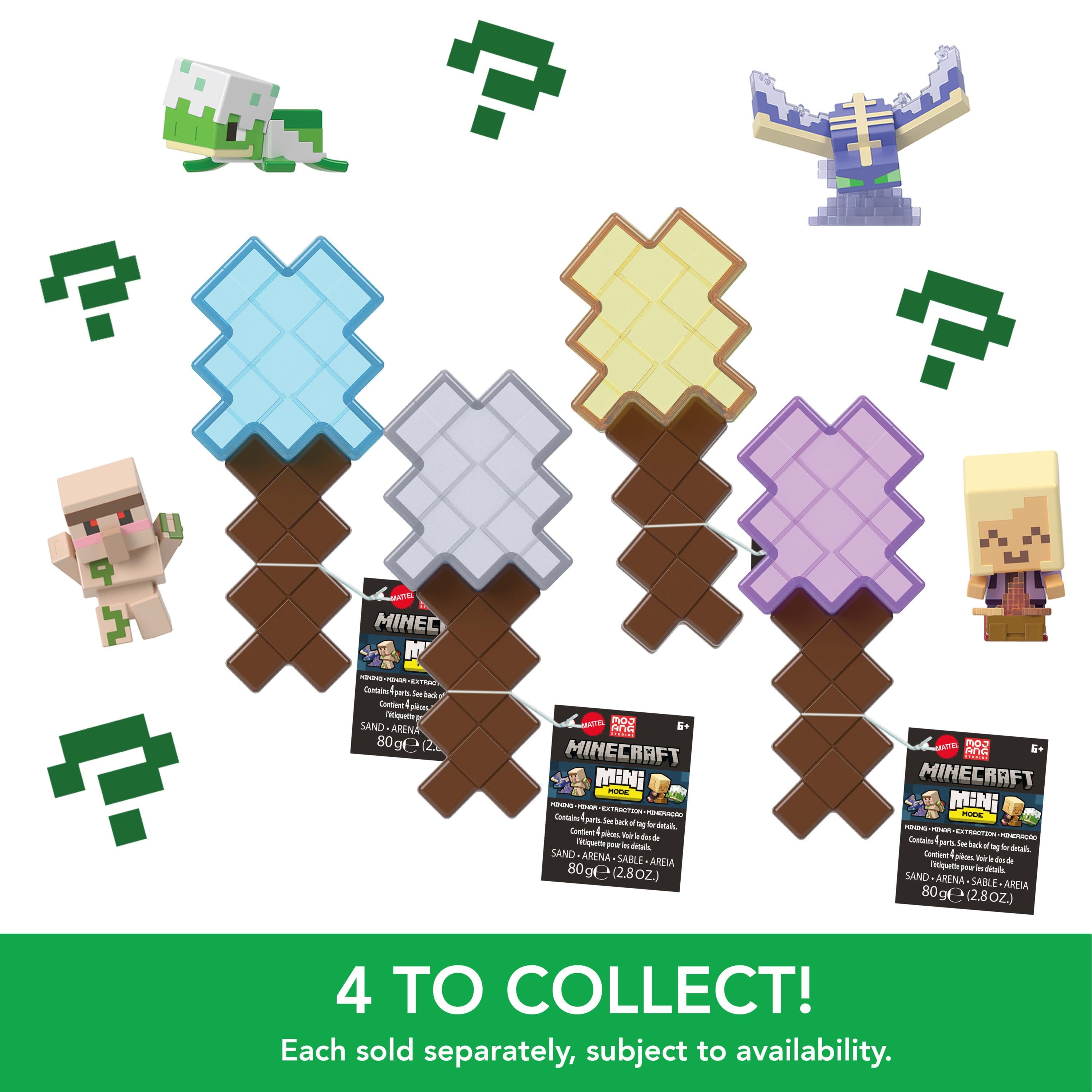 Hot Sale! Assorted Styles of Minecraft Mini Mode Mining Collectibles