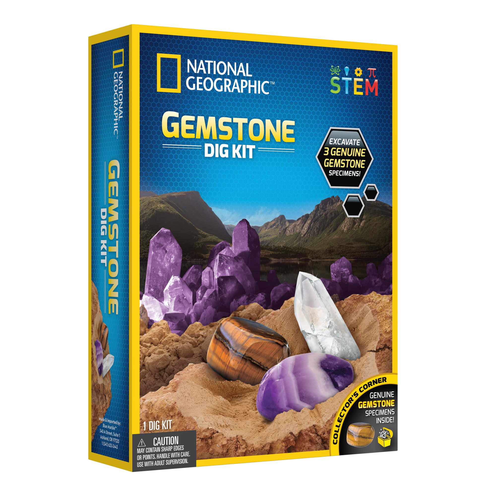 Hot Sale! National Geographic Nat Geo Gemstone Digging Kit for Ages 8+