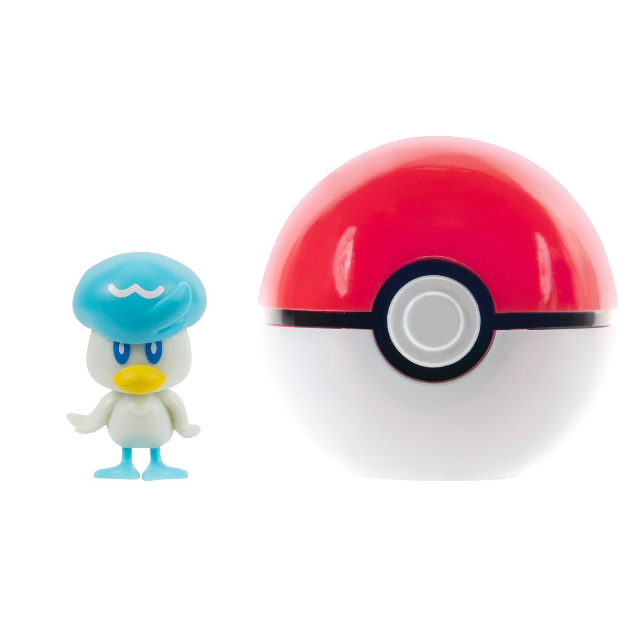 Hot! Pokemon Clip N Go Quaxly & Poké Ball Set