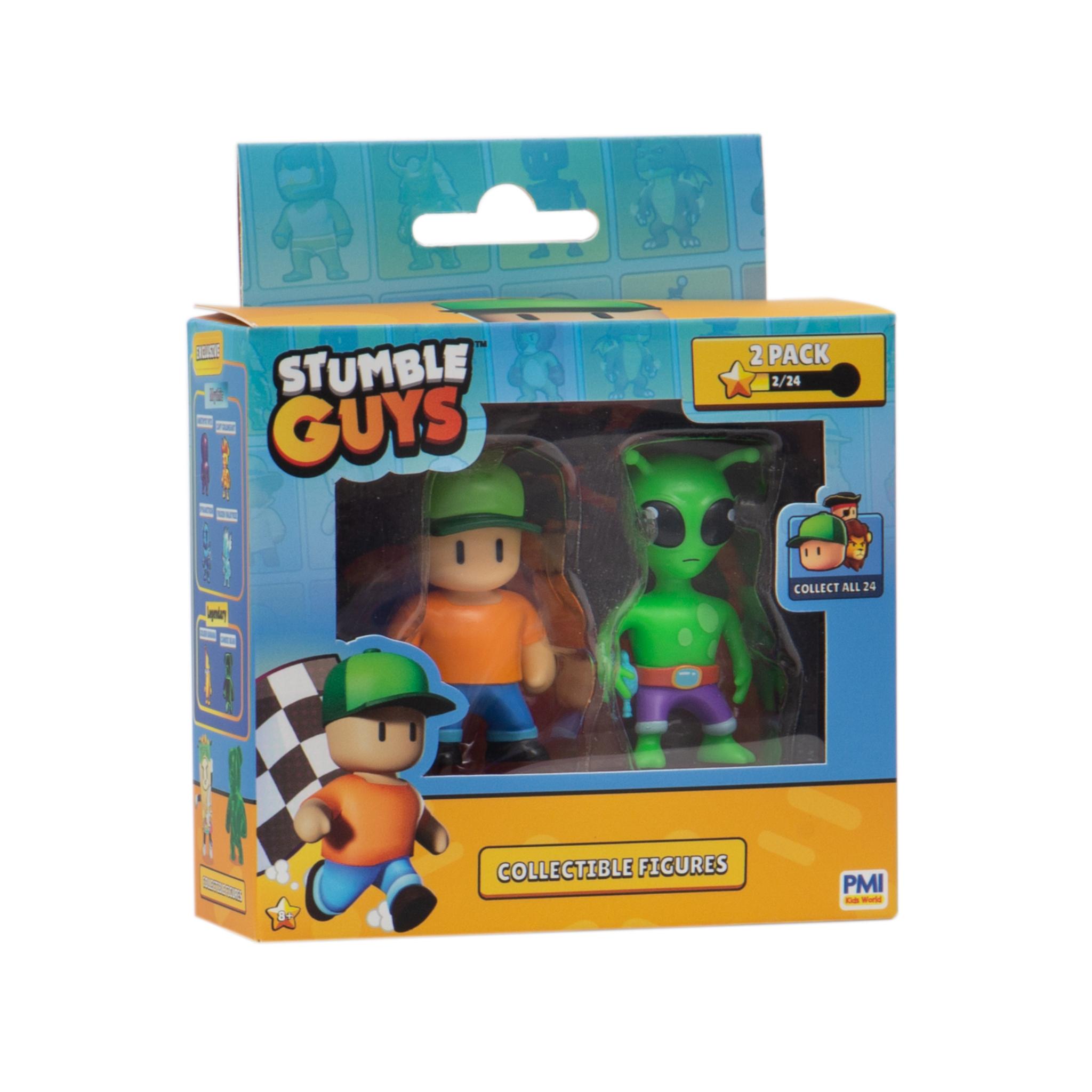 2 - Pack Assorted Styles of Adorable Stumble Guys Figures