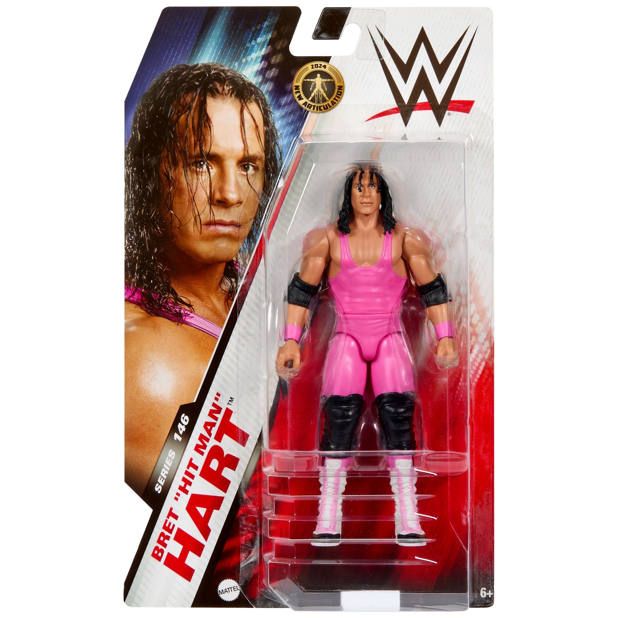WWE 6 - Inch Basic Action Figure Series 146 - Bret 'Hit Man' Hart