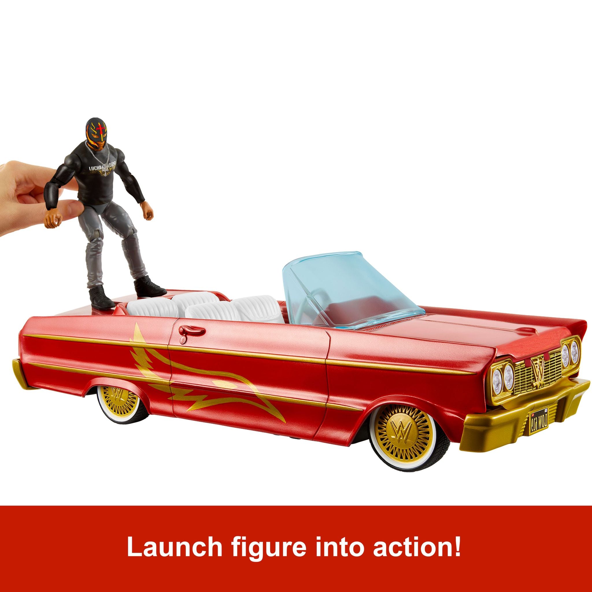 Hot Deal! WWE Lucha Low Rider Toy Vehicle for Kids Ages 6 and Up