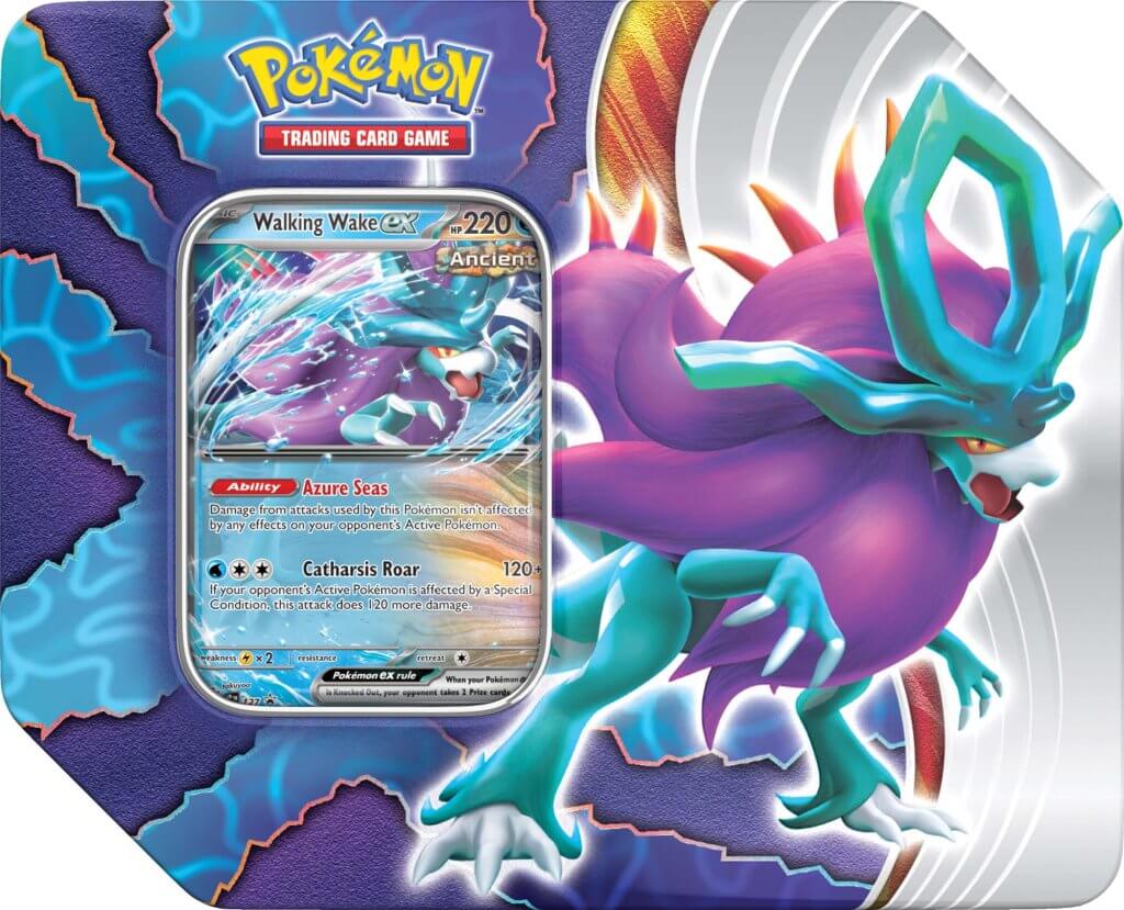 Hot! Pokemon TCG Paradox Clash Assorted Tin