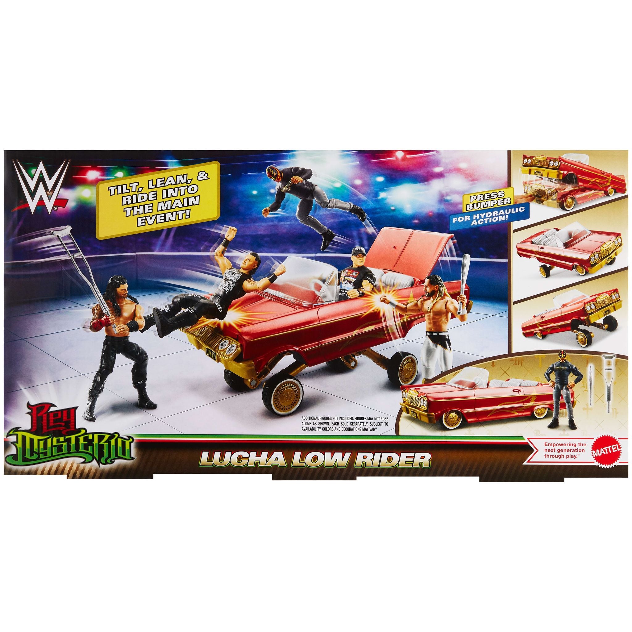 Hot Deal! WWE Lucha Low Rider Toy Vehicle for Kids Ages 6 and Up