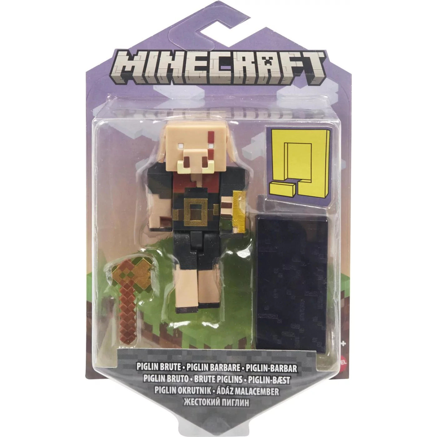 Hot! Minecraft Piglin Brute Build-A-Portal Action Figure