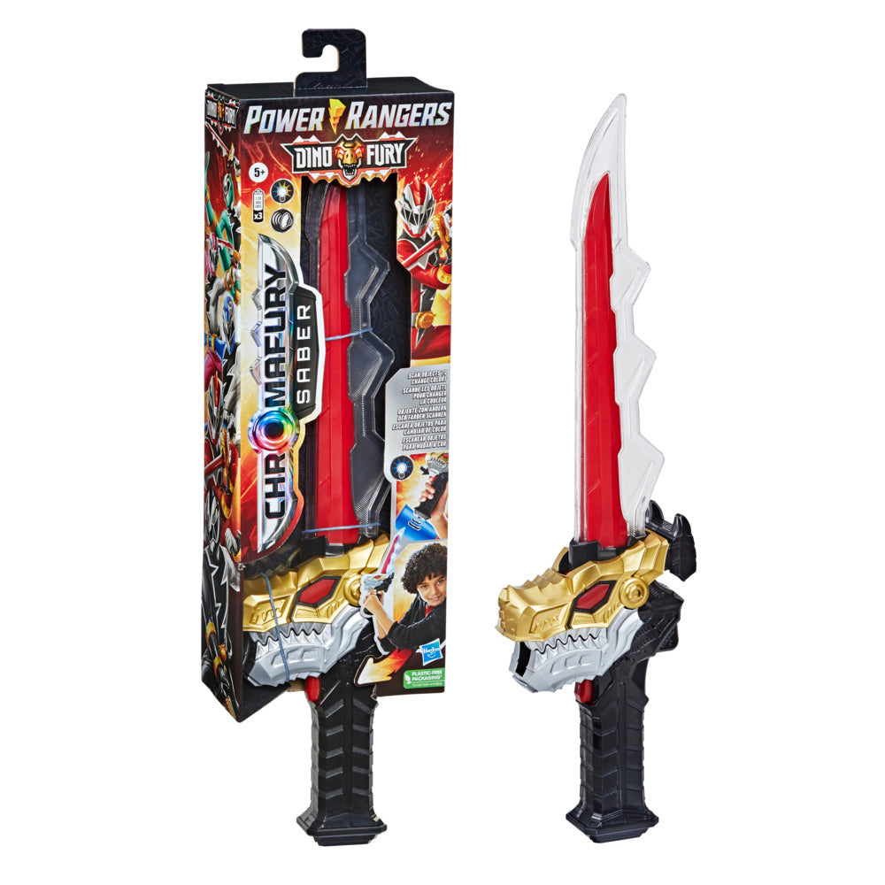 Hot! Power Rangers Dino Fury Chromafury Saber