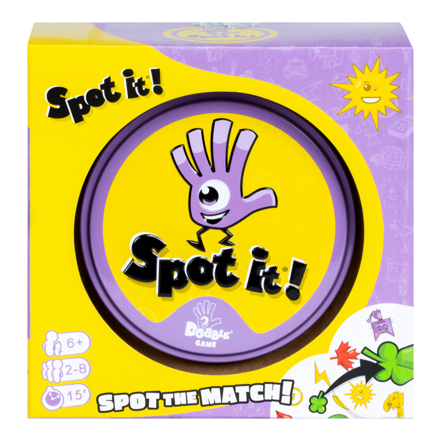 Hot Deal! Spot It! Original Fast - Paced Card Game for 2 - 8 Players Aged 6+