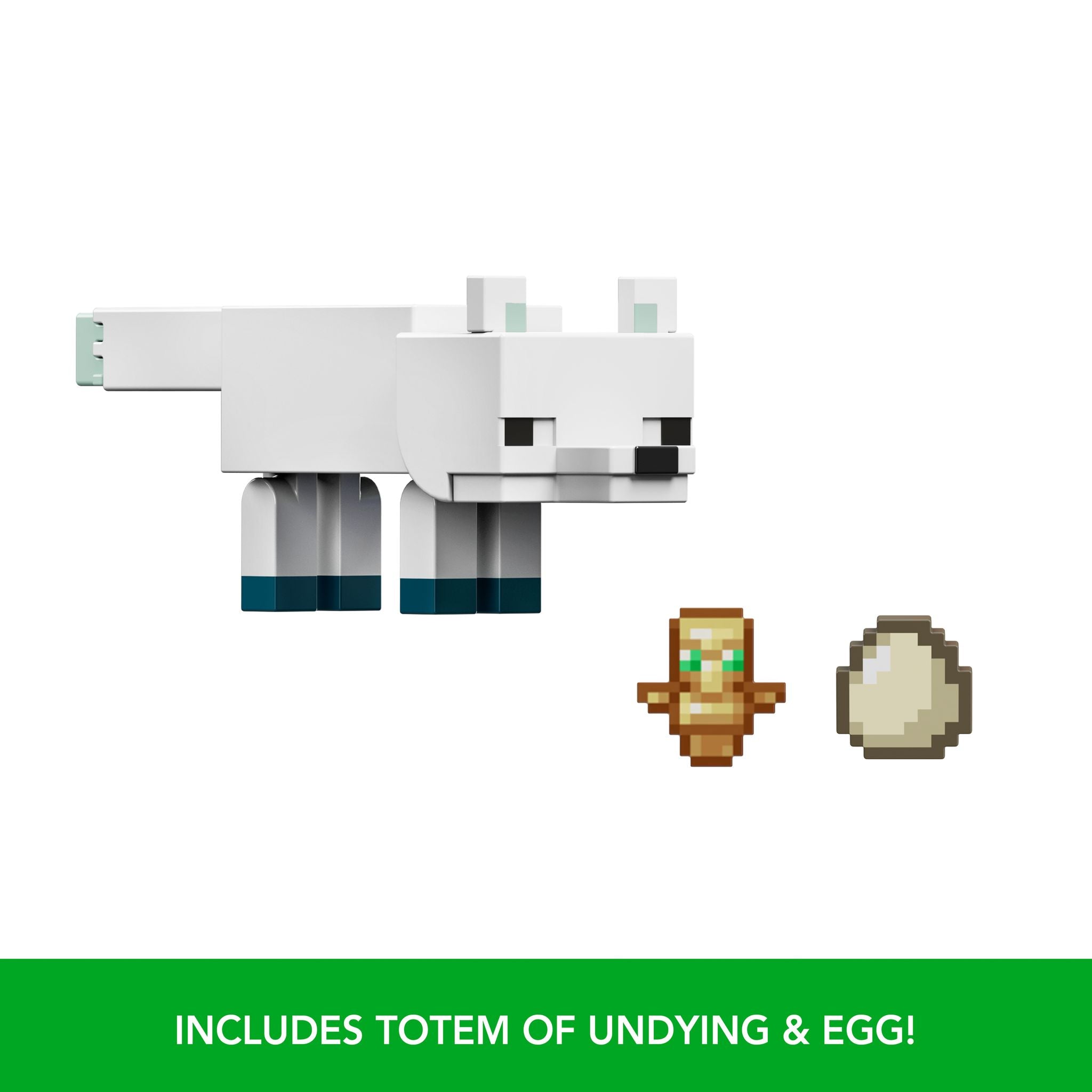 Hot! 3.25-Inch Minecraft Arctic Fox Action Figure