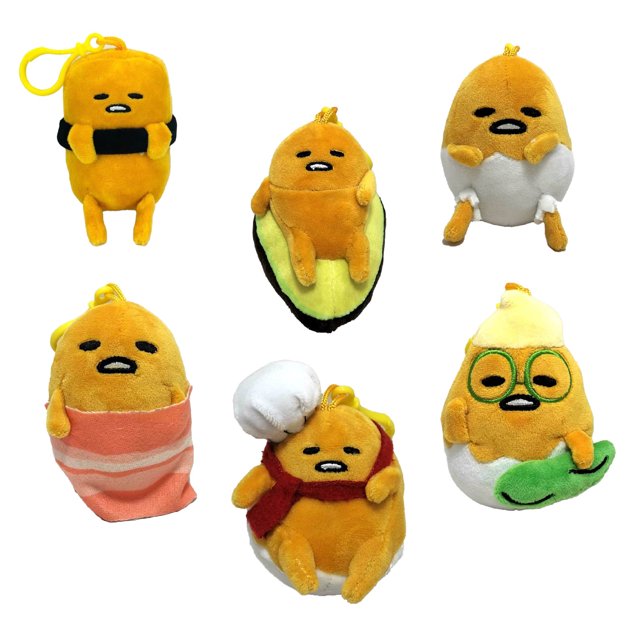 Hot Sale! Assorted Styles of Gudetama Bag Clips for Organizing Your Belongings