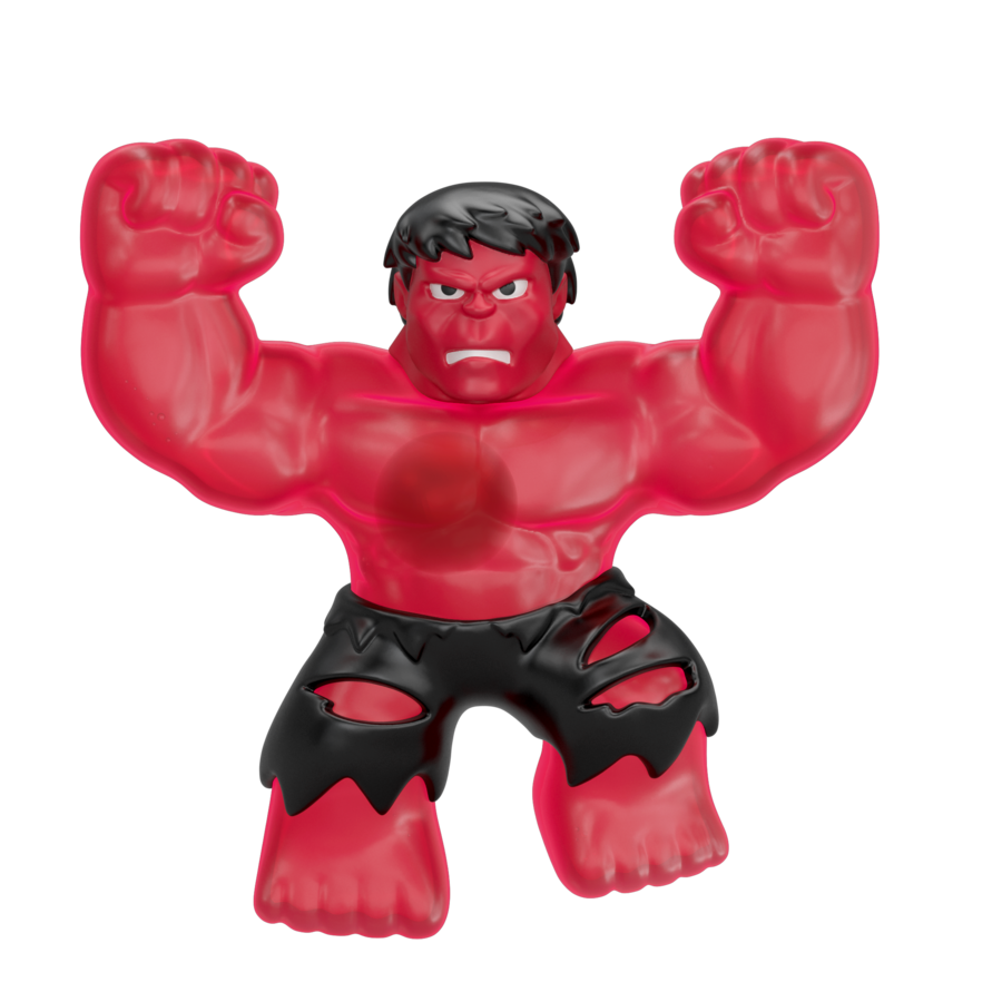 Heroes Of Goo Jit Zu Marvel S7 - Red Smash Hulk, the Color - Changing Goo Shifter
