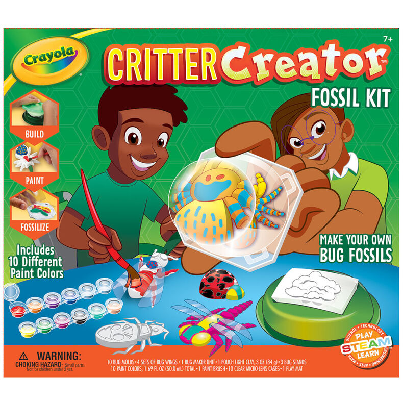 Hot Sale! Crayola Kids' Critter Creator Fossil Lab Craft Kit for Endless Fun