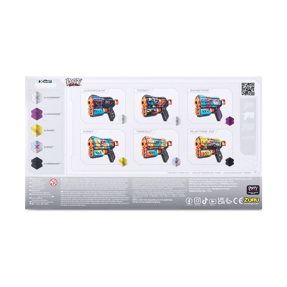 Hot Deal: ZURU X Shot Skins Flux Blasters for Poppy Playtime Fans