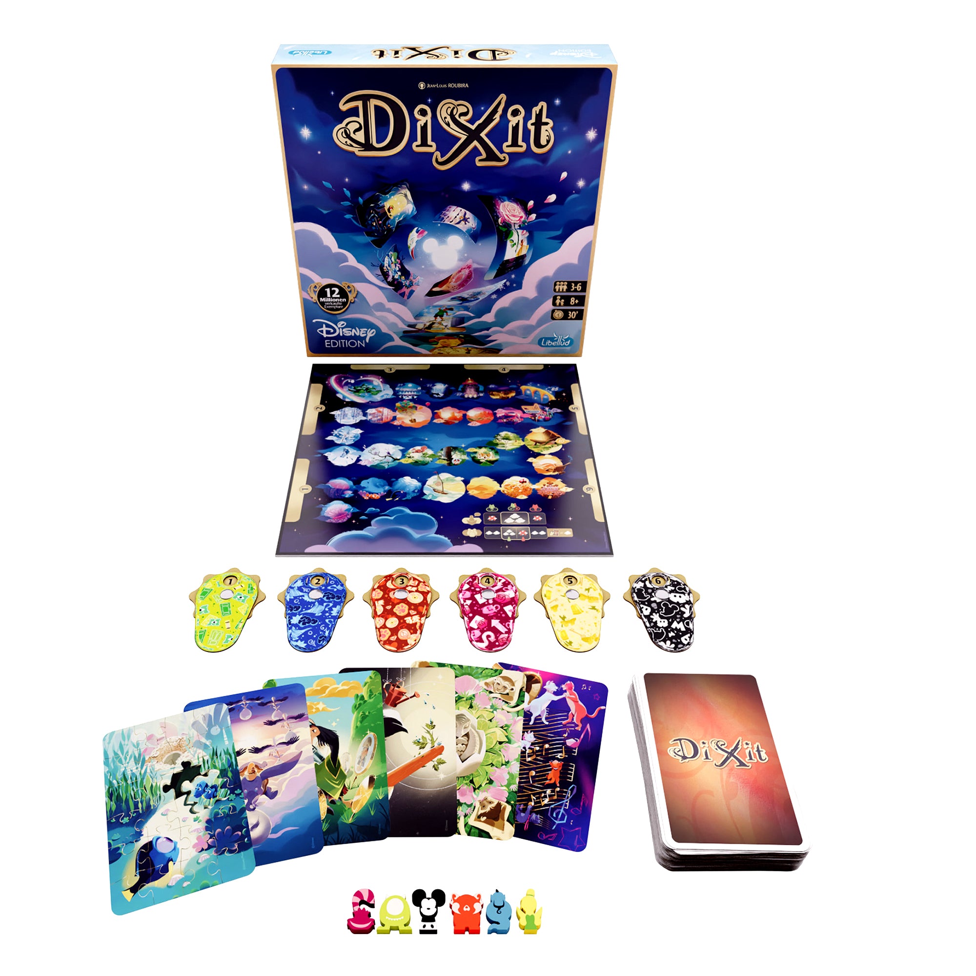 Disney Themed Dixit Card Game - Fun for Ages 8 and Up