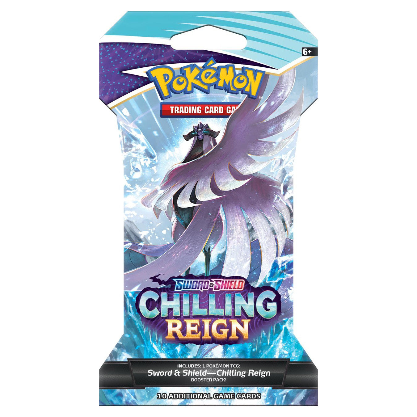 Hot Deal! Assorted Styles Pokémon TCG Sword & Shield Chilling Reign Blister Pack