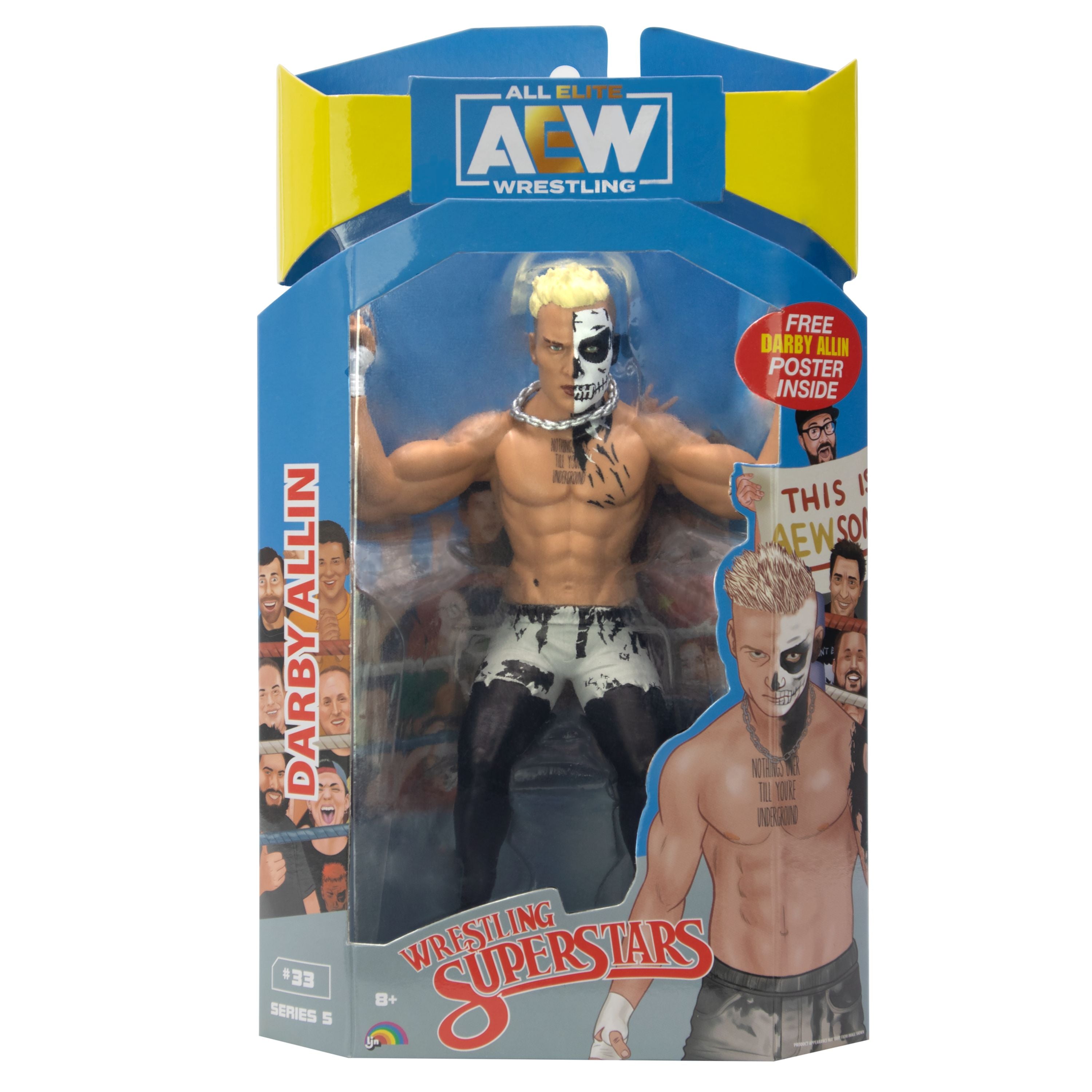 Hot! AEW 6.5-Inch Darby Allin Unmatched Figure