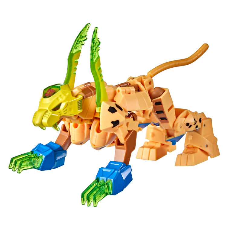 Transformers Cyberverse Adventures Deluxe Cheetor Action Figure with Battle Accessories