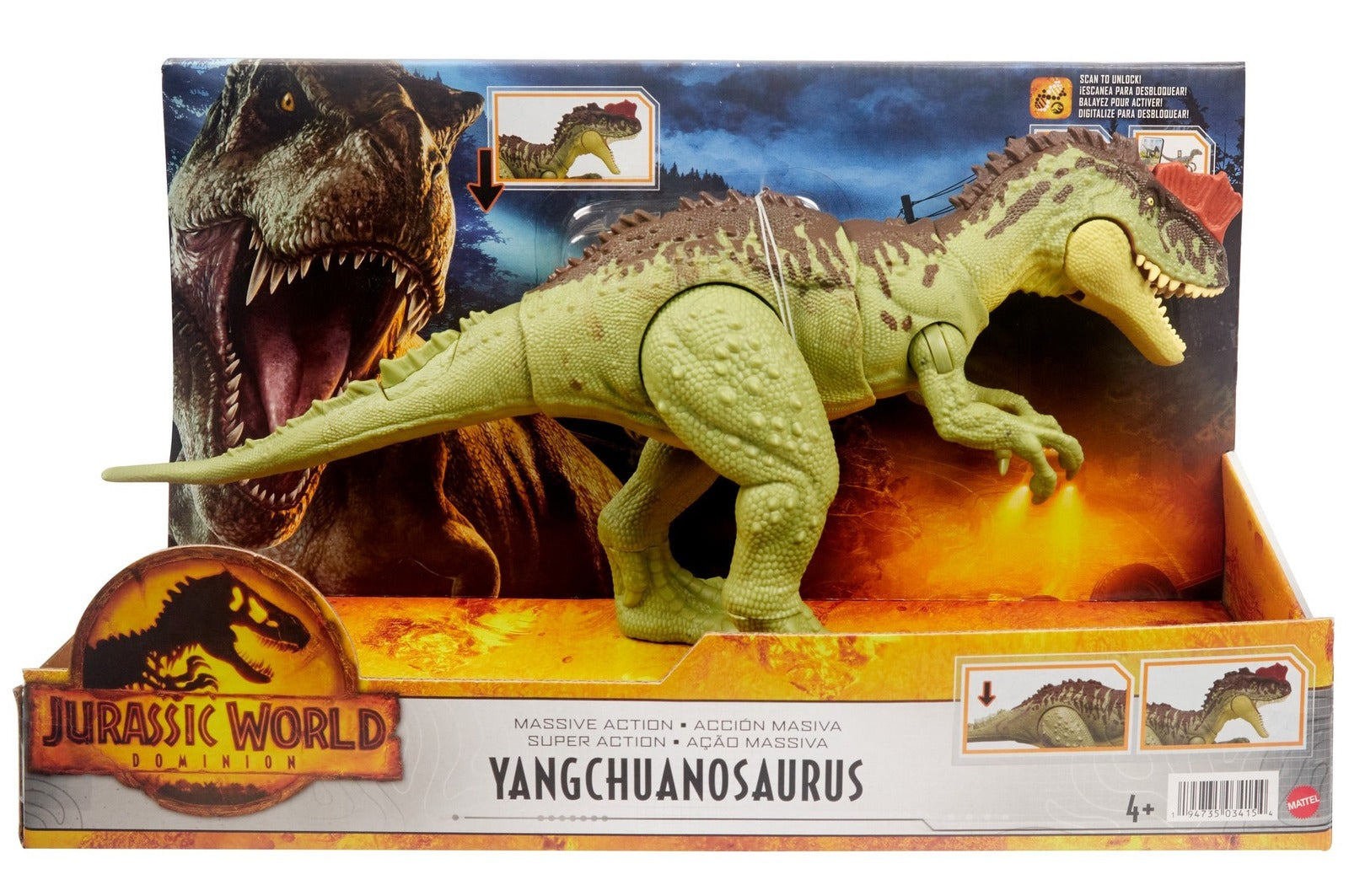 Jurassic World Dominion Large-Scale Action Yangchuanosaurus Figures