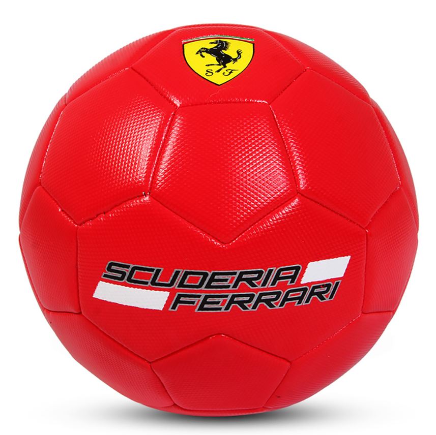 Hot Deal! Red Ferrari No.5 Machine - Sewn Soccer Ball for Enthusiasts