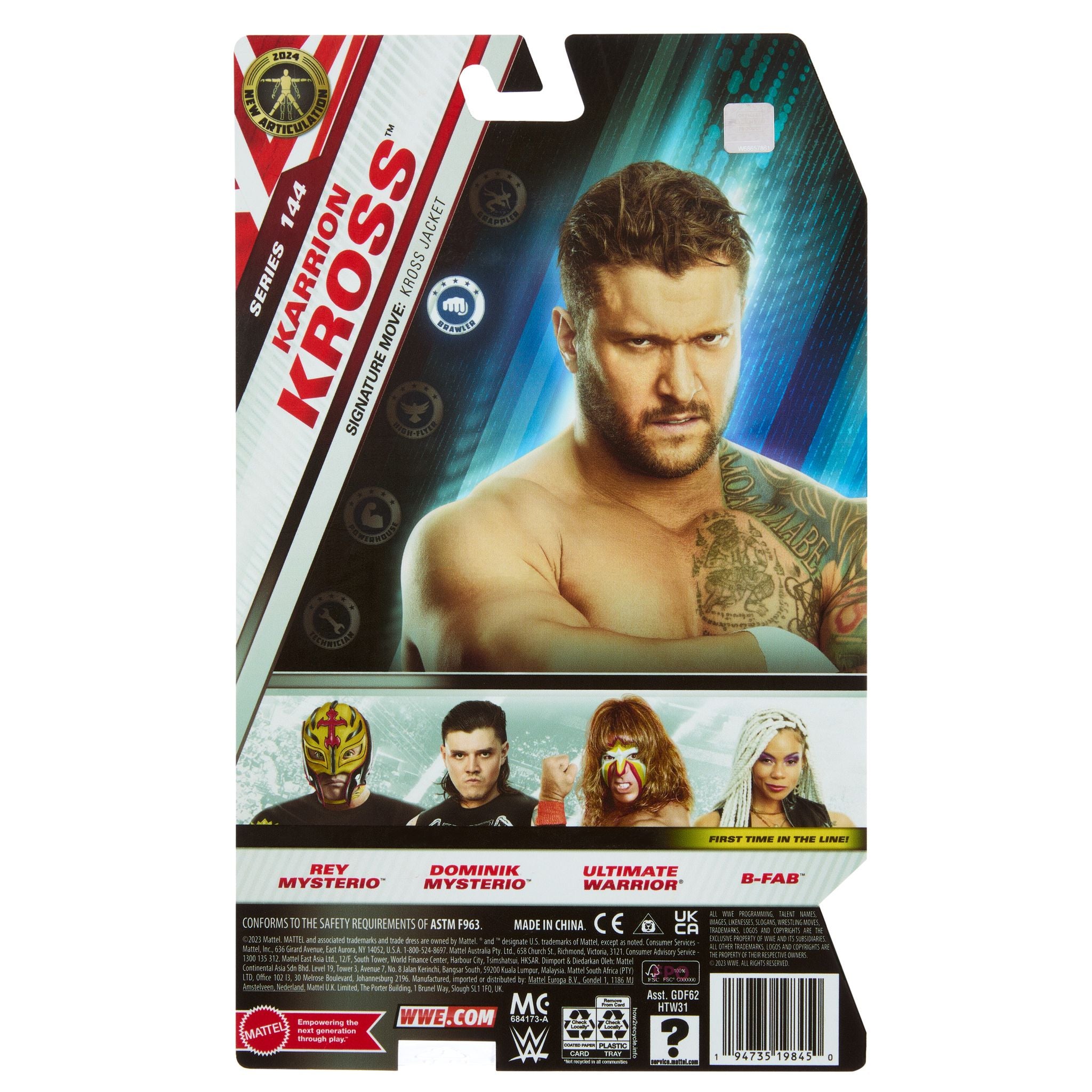 WWE 144th Basic Action Figure Series - Karrion Kross, 6 - inch Collectible
