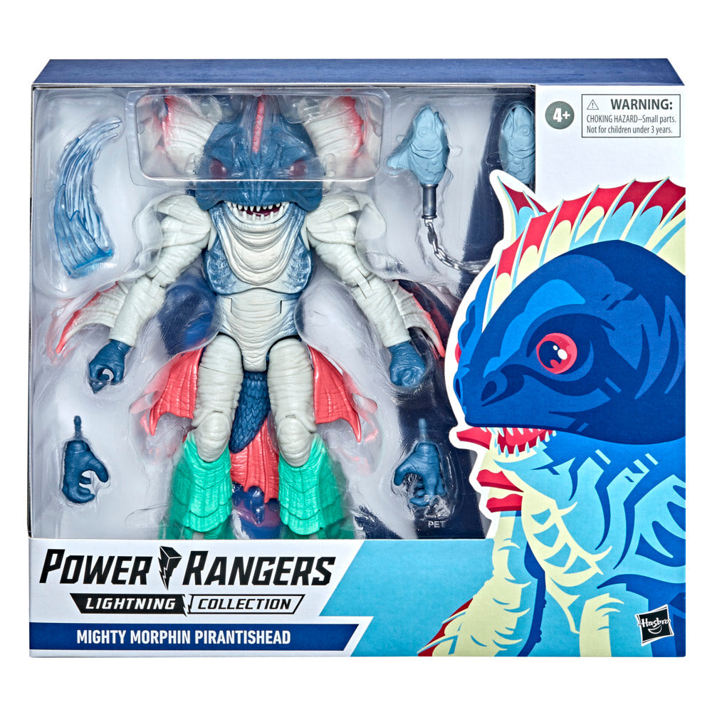 Collectible 7-Inch Power Rangers Lightning Collection Mighty Morphin Pirantishead Action Figure