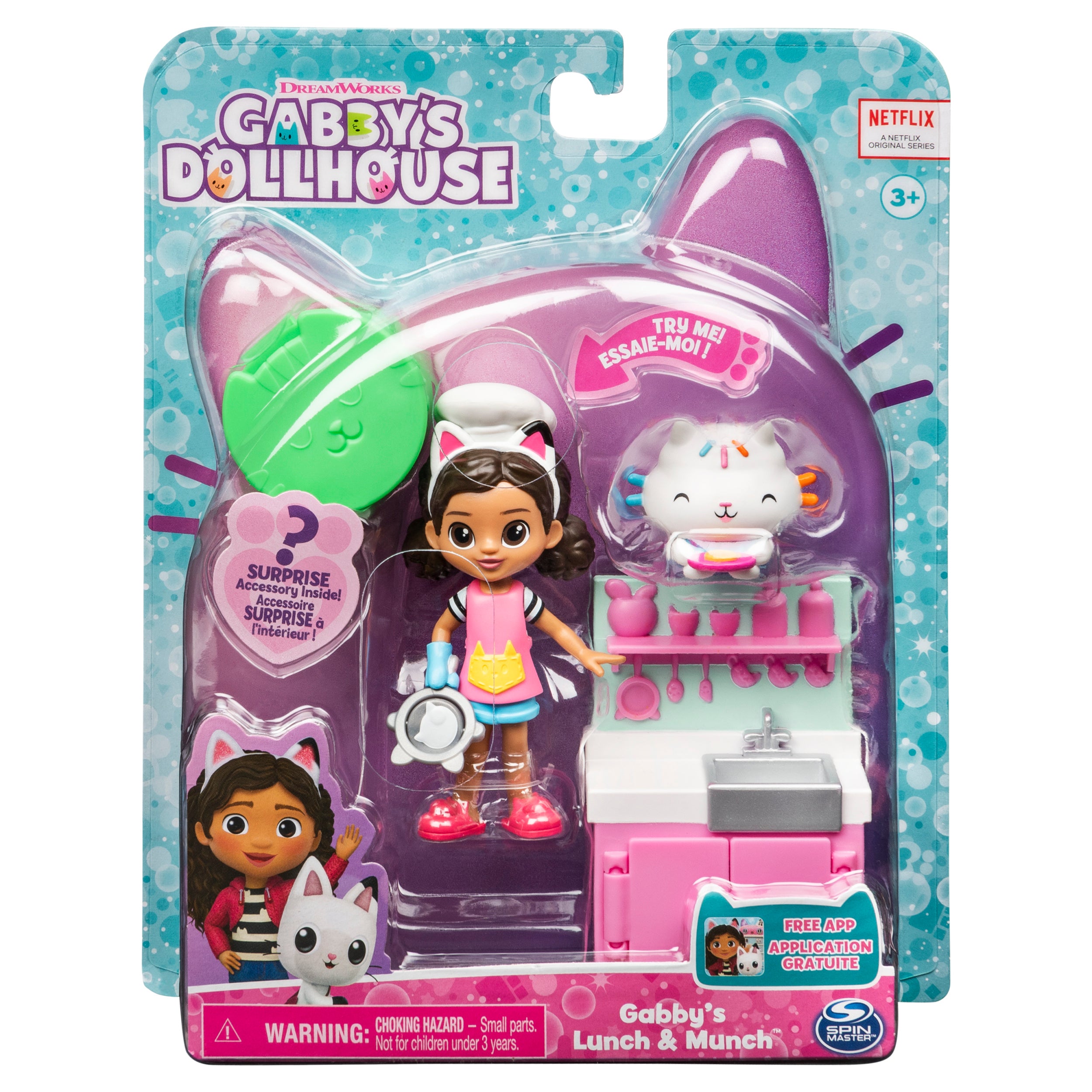 Gabby's Dollhouse Fun Lunch And Munch Kitchen Toy Set