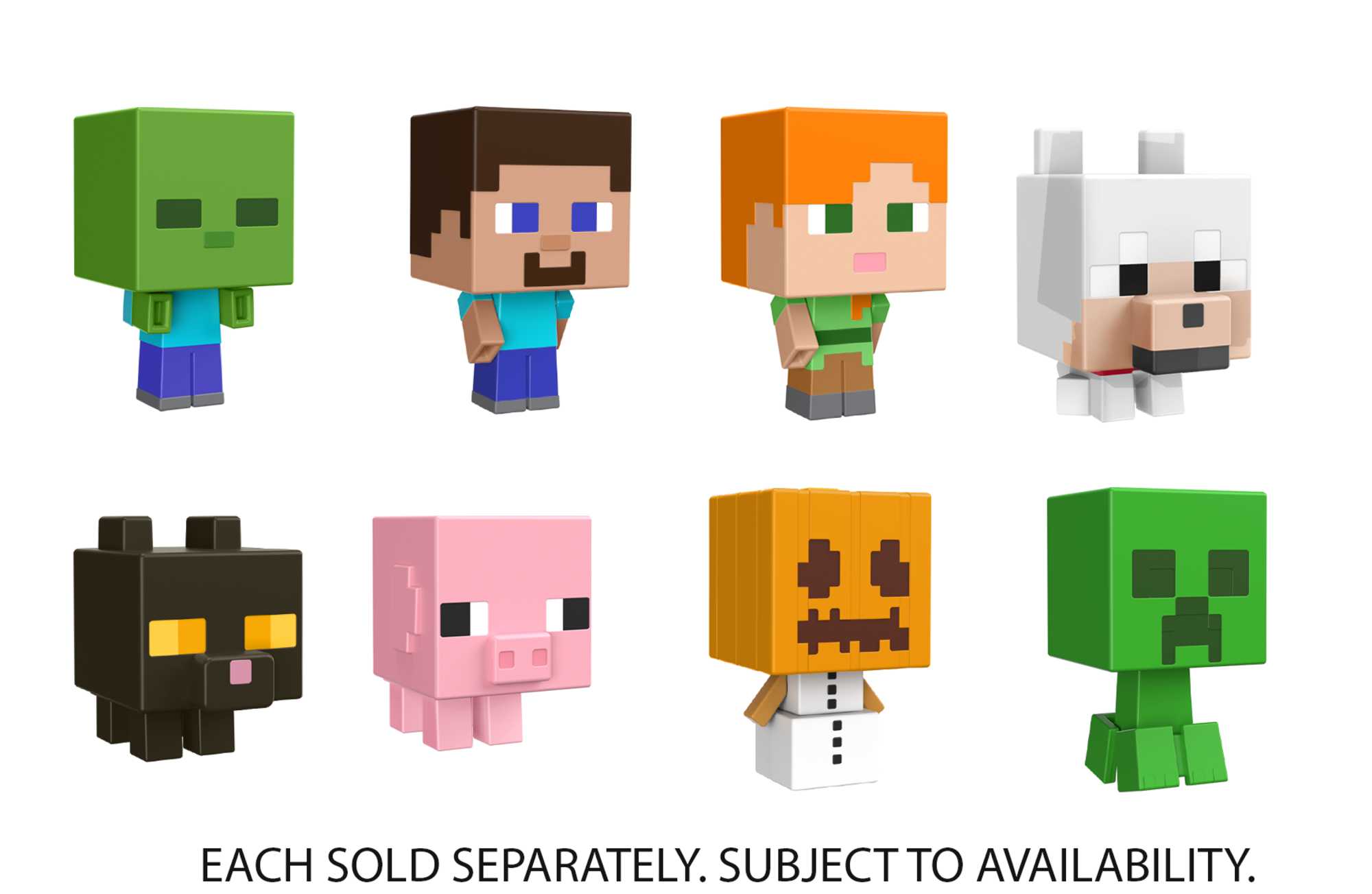 Hot! Assorted Minecraft Mob Head Minis