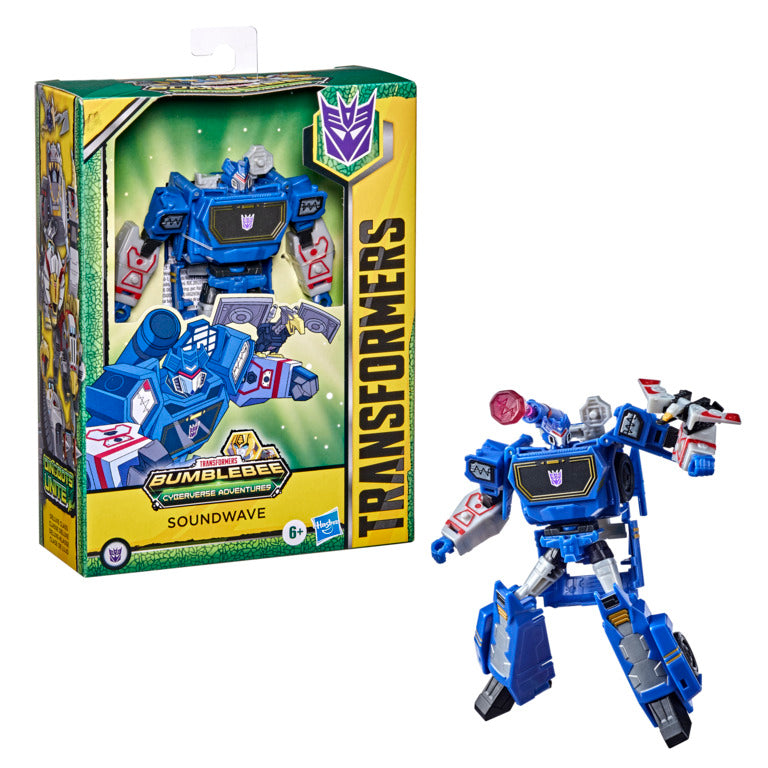 Hot Deal! Transformers Bumblebee Cyberverse Adventures Deluxe Soundwave Action Figure