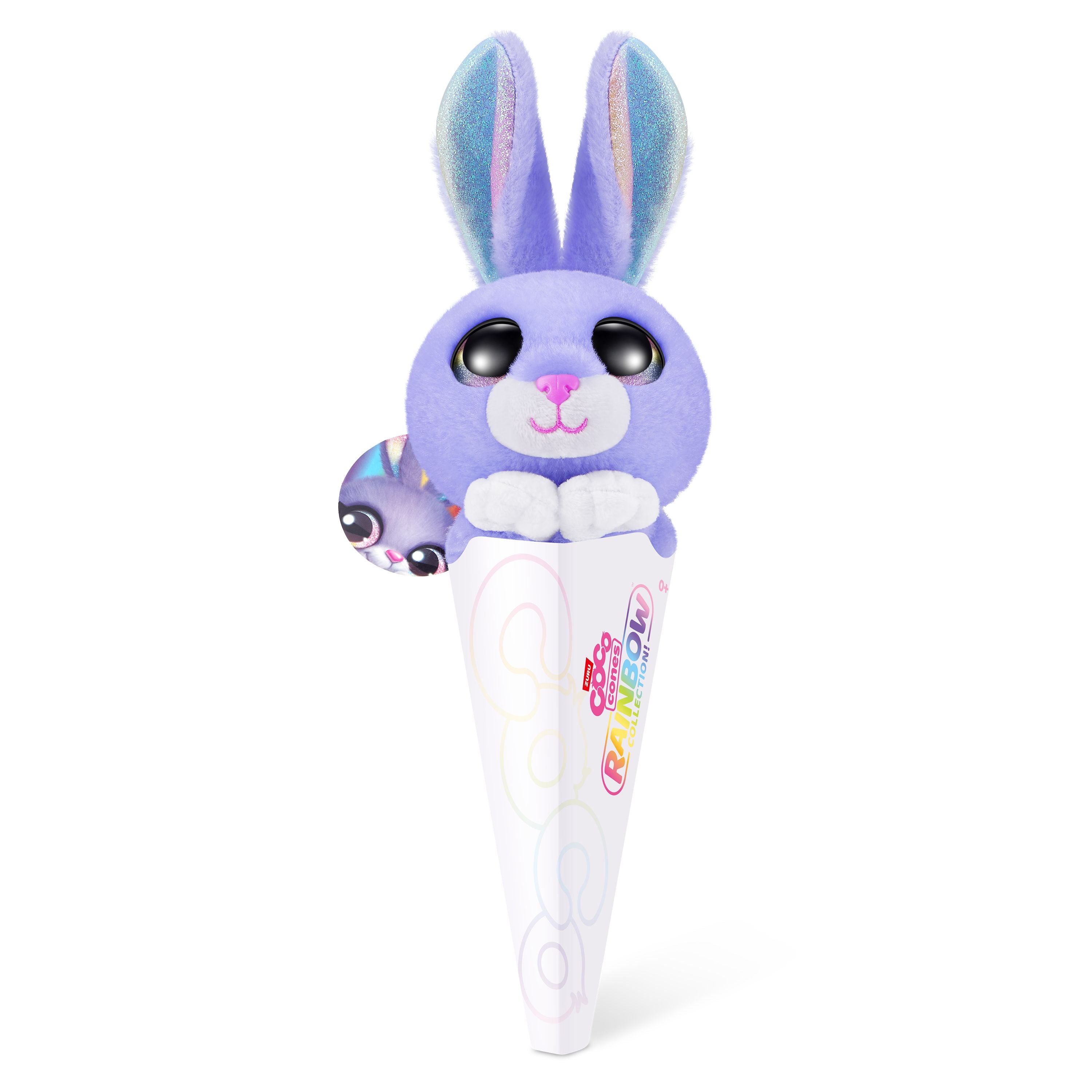 ZURU Rainbow Flashy Coco Cones Adorable Plush Toys