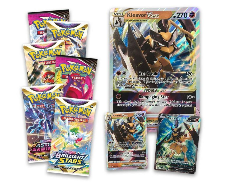 Premium Pokemon TCG Kleavor V Star Collection for an Enhanced Game