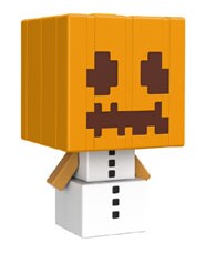 Minecraft Snow Golem Miniature Mob Head Action Figure
