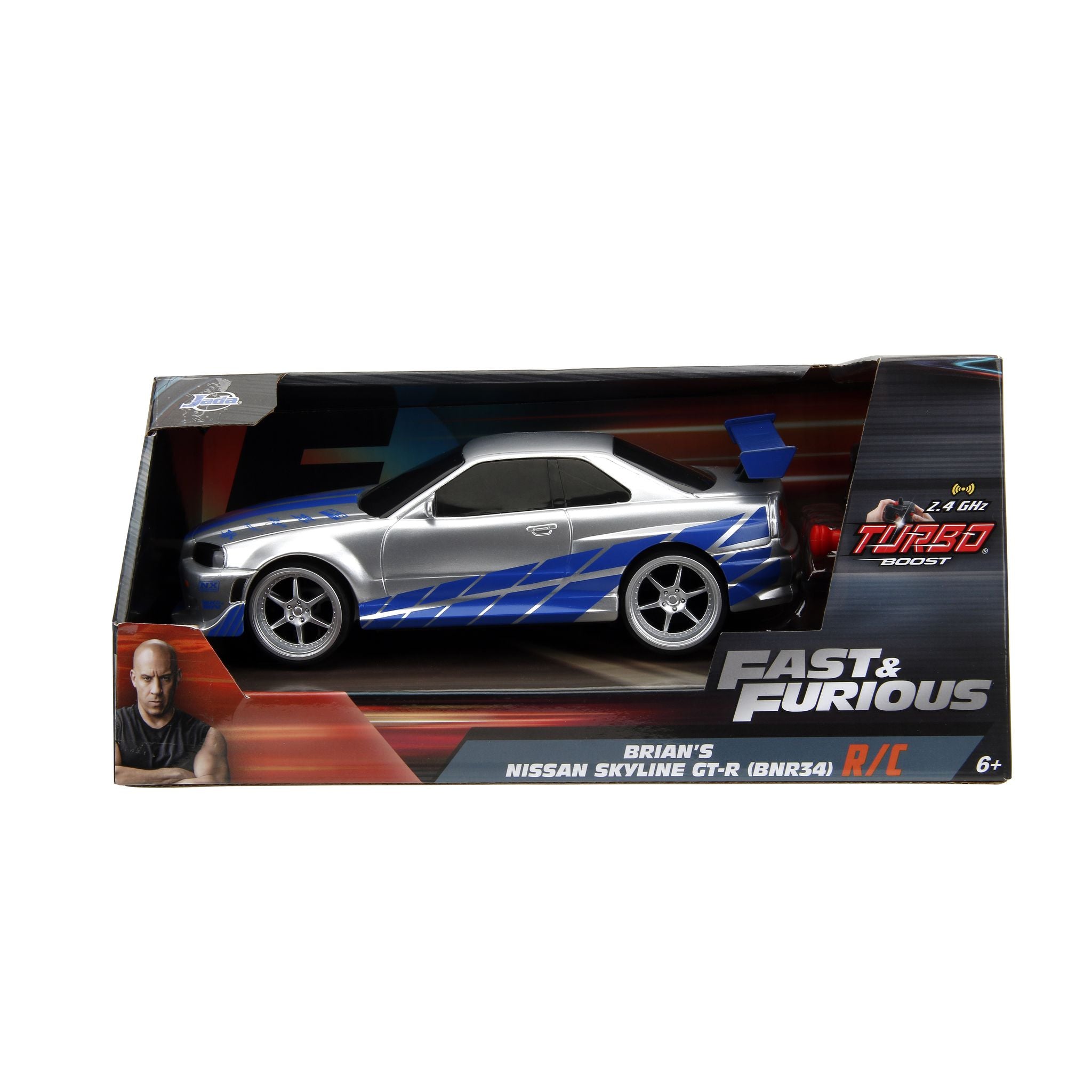 Jada 1:24 Assorted Styles Fast & Furious Turbo RC Cars