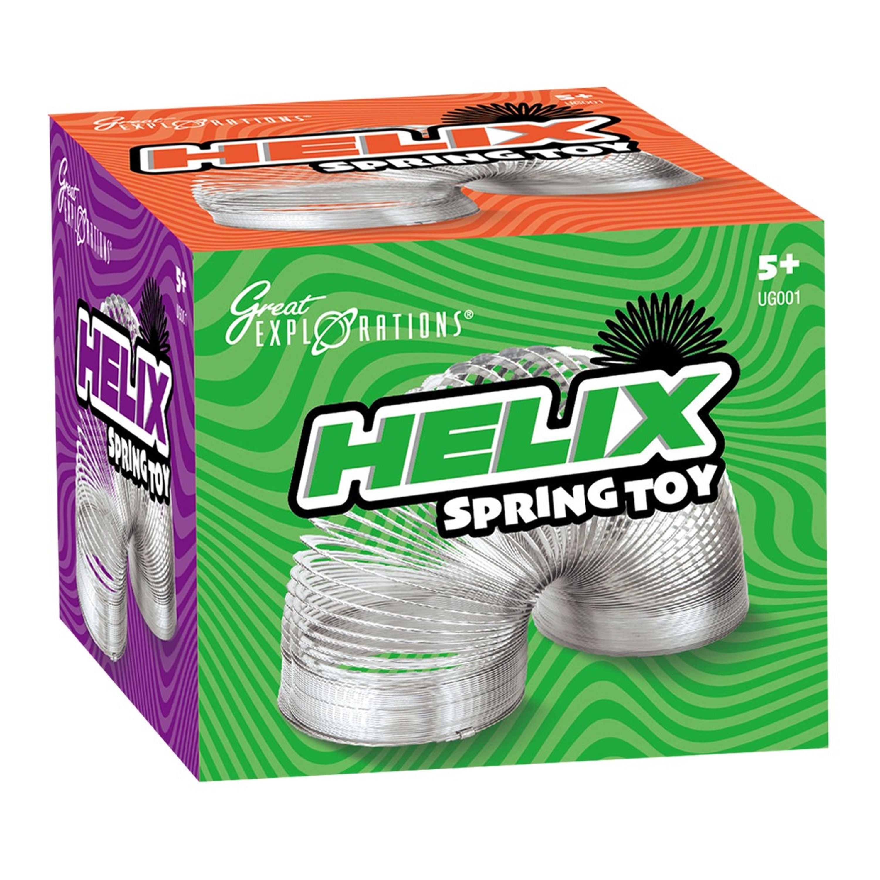 Get Your Hands on This Classic Metal Helix Spring Slinky Toy - Endless Entertainment!