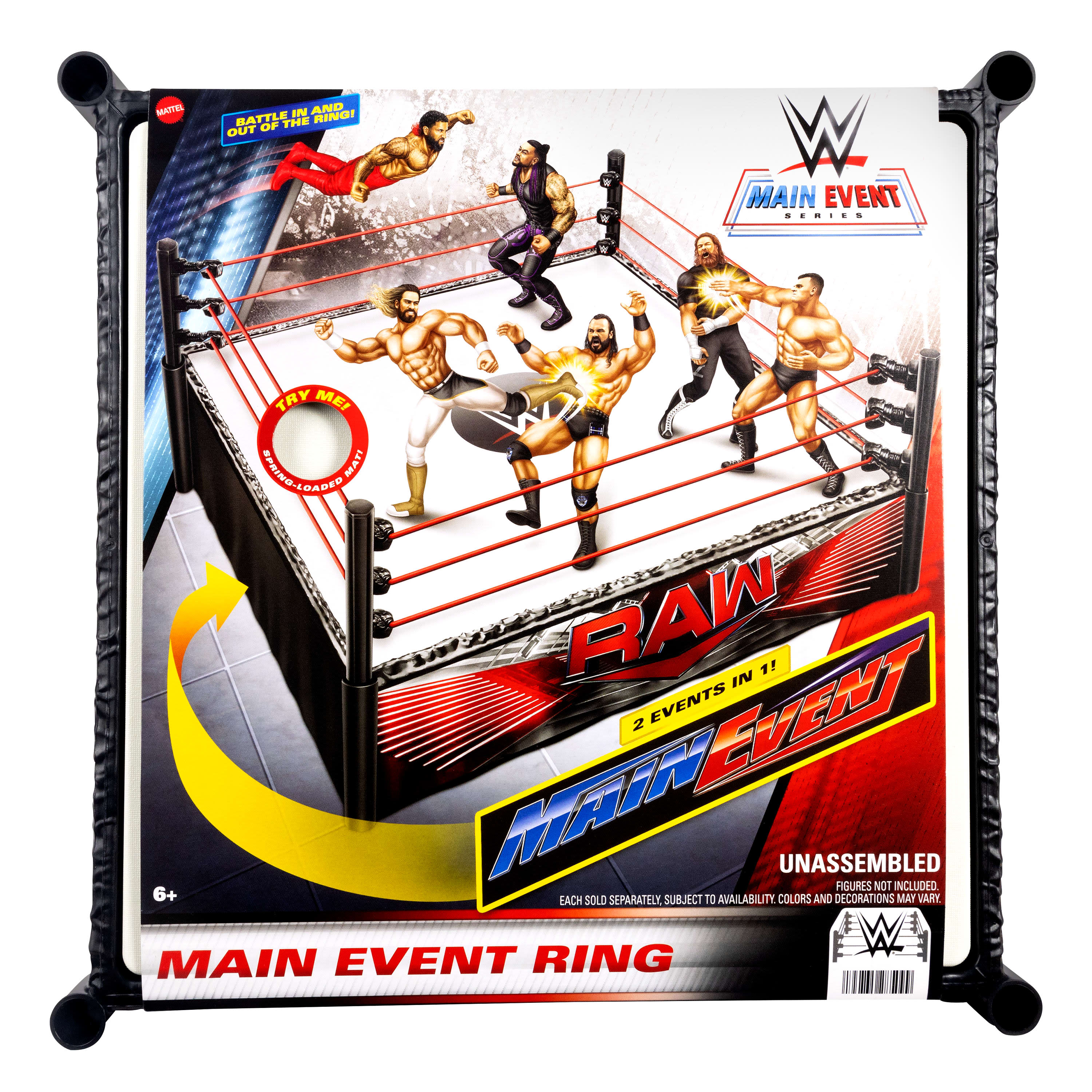 Hot! WWE Main Event Ring Playset - Bring the Action Home