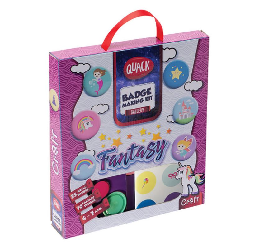 Hot! Fantasy Badge Making Kit with 70 Designs