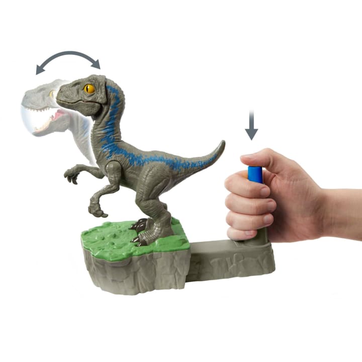 Hot! Jurassic World Domination: Blue vs Atrociraptor Game