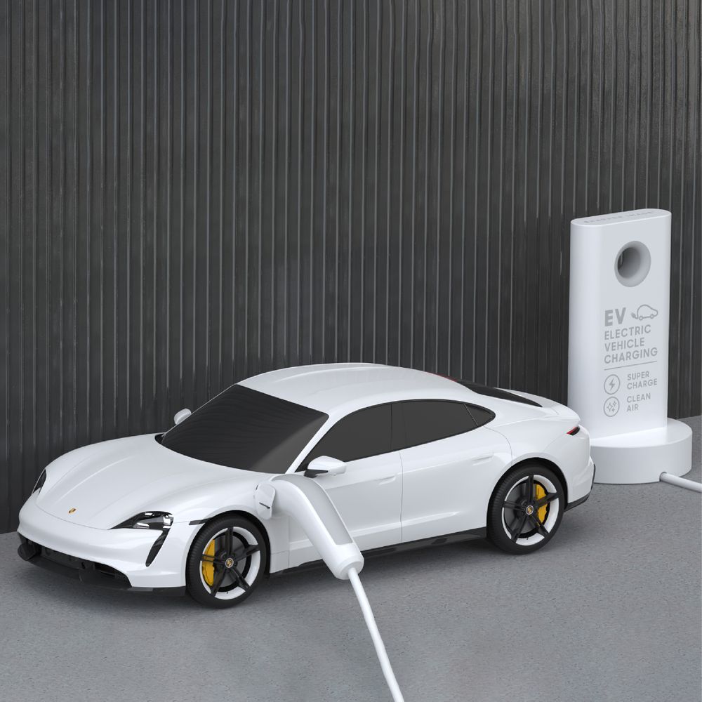 Hot Deal! Sharper Image Remote - Controlled Porsche Taycan Turbo RC Toy Car