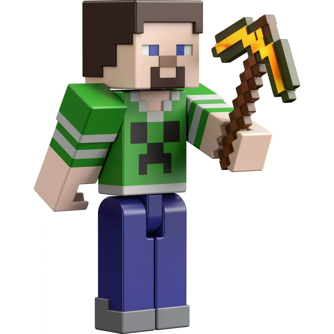 Hot Sale! 8.25cm Scale Minecraft Build - A - Portal Action Figure of Steve for Fans