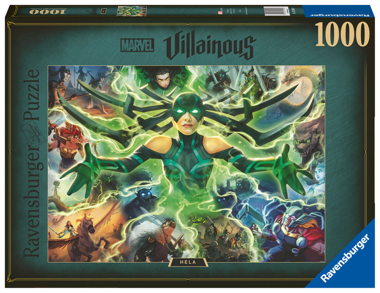 Ravensburger 1000 - Piece Marvel Villainous Puzzle Featuring Hela