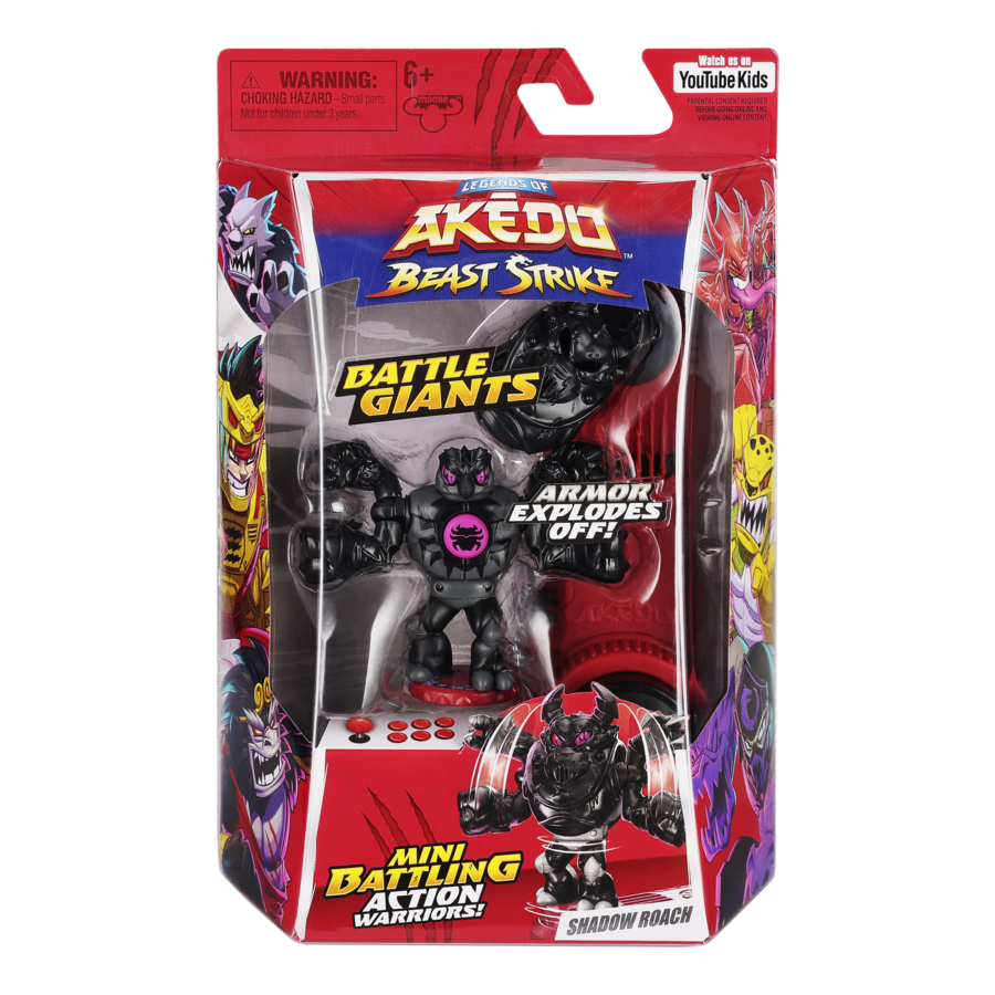 Akedo S5 Beast Strike Battle Giants - Shadow Roach: Unleash the Battle!