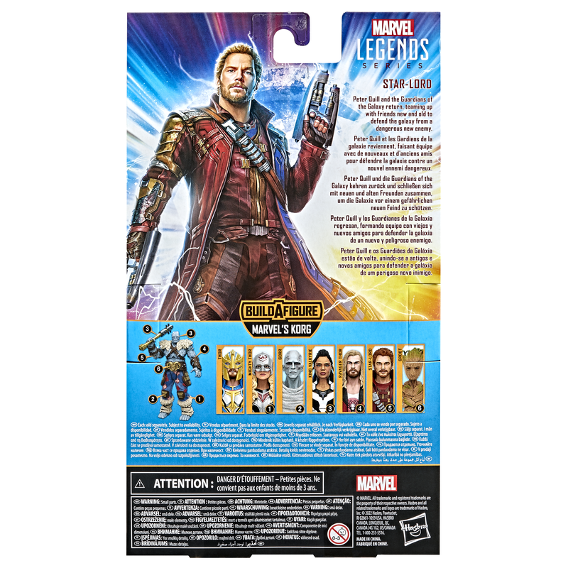 Marvel Legends Series Star-Lord Figure from Thor: Love and Thunder