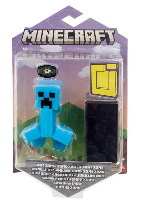 Hot! Minecraft Charged Creeper Build-A-Portal Figure